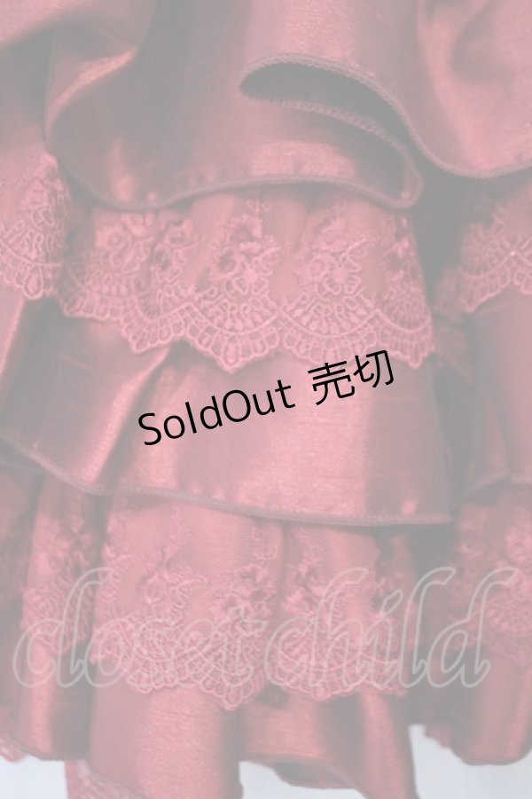 画像3: ATELIER PIERROT / ミニコルセットワンピース  ワイン O-26-02-03-004-EL-OP-OW-OS (3)