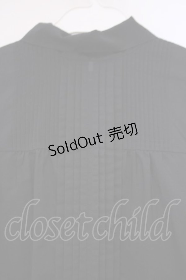 画像4: Jane Marple / ピンタックボウタイブラウス M クロ O-26-02-03-048-JM-BL-OW-OS (4)