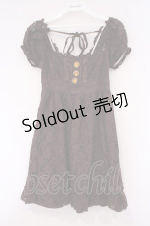 画像: LIZ LISA / 総レースワンピース M ブラウン O-26-02-03-050-LO-OP-YM-OS