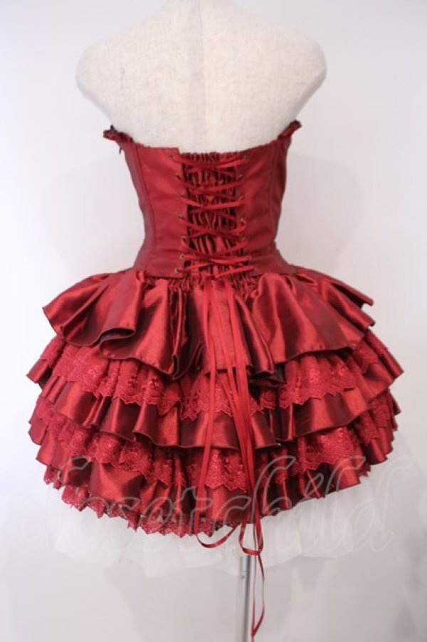 ATELIER PIERROT / ミニコルセットワンピース ワイン O-26-02-03-004