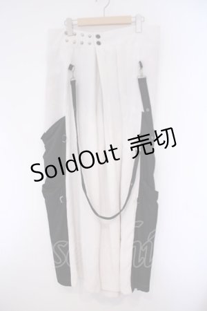 画像: Qutie Frash / ハカマパンツ  ホワイト O-26-02-03-056-QU-PA-IG-OS