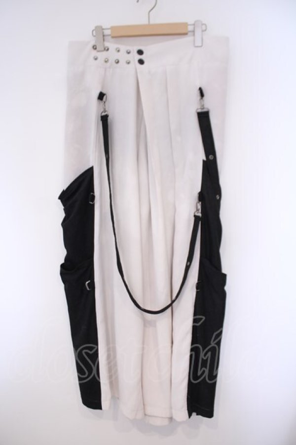 画像1: Qutie Frash / ハカマパンツ  ホワイト O-26-02-03-056-QU-PA-IG-OS (1)