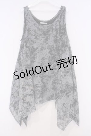 画像: PUTUMAYO / シザーシフォンアシメプルオーバー  グレー O-26-02-03-1034-PT-TO-OW-OS