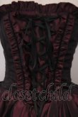 画像2: ATELIER PIERROT / バッスルコルセットワンピース  ワイン O-26-02-03-1047-EL-OP-OW-OS (2)