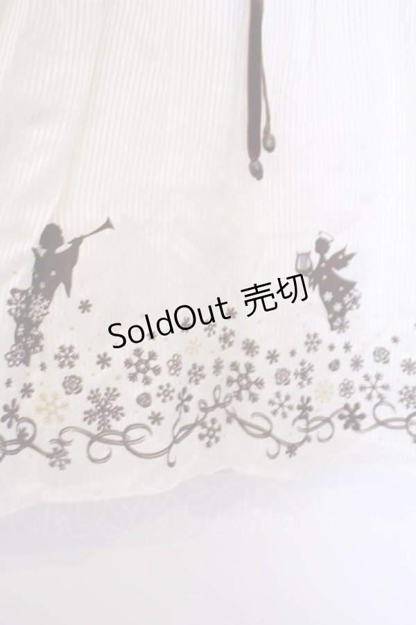 画像2: axes femme / フロッキープリントアウタータンク M 生成り×ブラウン O-26-02-03-1005-AX-TO-IG-OS (2)