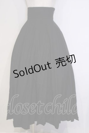 画像: BPN / 後ろバッスルロングスカート M ブラック O-26-02-03-1049-GO-SK-OW-OS