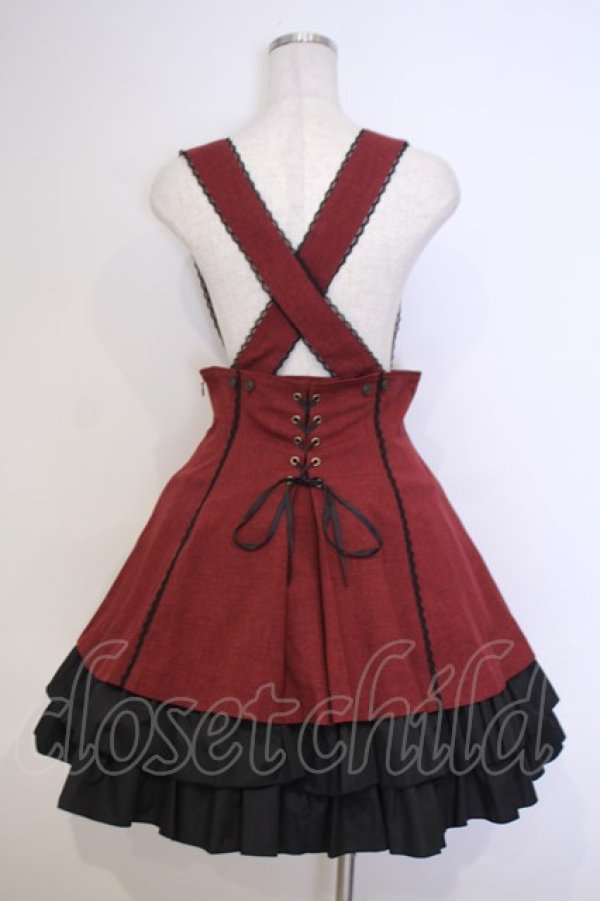 画像3: MIHO MATSUDA / スカート・イブリー  ワイン×ブラック O-26-02-03-1051-GO-SK-OW-OS (3)