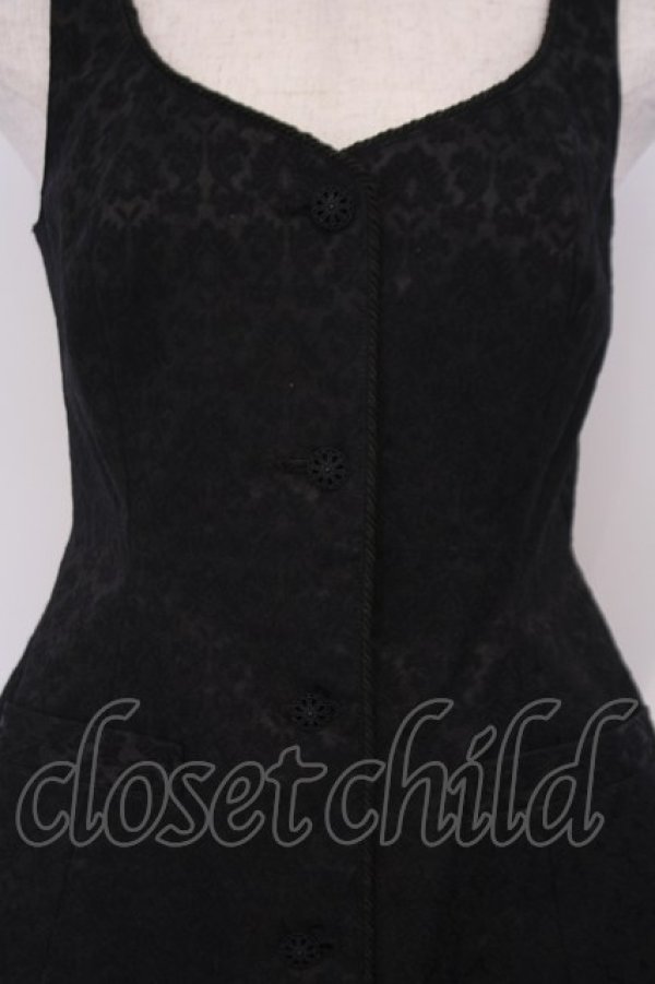 画像2: MIHO MATSUDA / ツーピース・ミティ（ベスト単品） M ブラック O-26-02-03-1053-GO-OP-OW-OS (2)