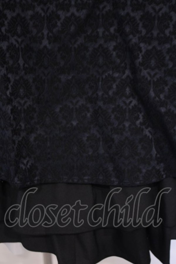 画像2: MIHO MATSUDA / ダマスク柄スカート  ブルー O-26-02-03-1055-GO-SK-OW-OS (2)