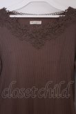 画像2: axes femme / お花モチーフレースインナー M ブラウン O-26-02-03-1001-AX-TO-IG-OS (2)