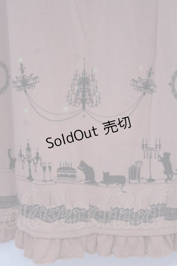 画像2: axes femme / シルエットねこptプルオーバー M オレンジ系 O-26-02-03-1009-AX-TO-IG-OS (2)