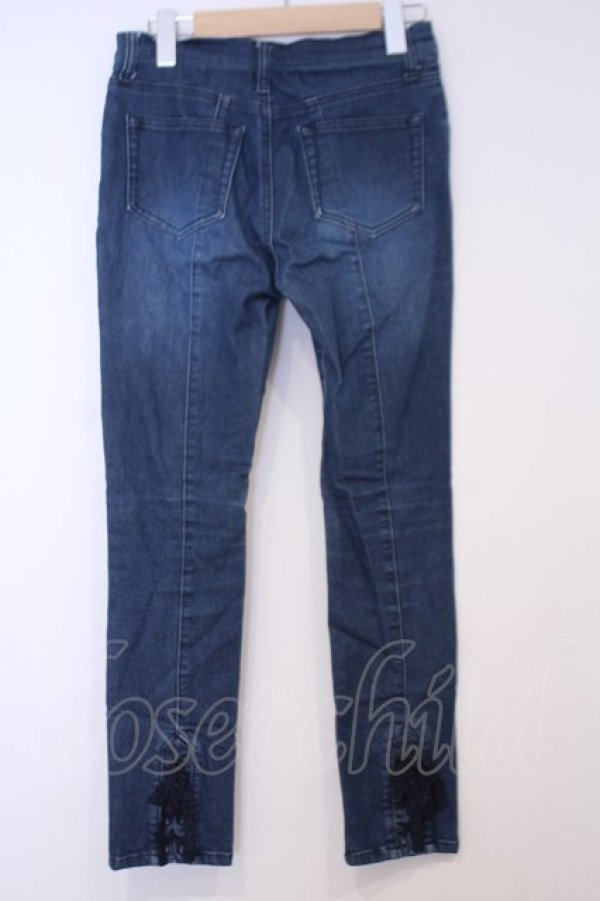 画像3: axes femme / 裏起毛デニムパギンス M インディゴ O-26-02-03-1015-AX-PA-IG-OS (3)