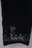 画像2: axes femme / 刺繍入りパギンス M インディゴ O-26-02-03-1020-AX-PA-IG-OS (2)