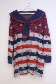 画像1: Candy Stripper / ペペボーダーセーラ-チュニック 2 ネイビー×レッド×グレー O-26-02-03-1029-PU-TO-OW-OS (1)
