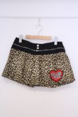 画像1: HELL CAT PUNKS / レオパードスカート付きショートパンツ M ブラウン×ブラック O-26-02-03-1030-PU-PA-OW-OS (1)