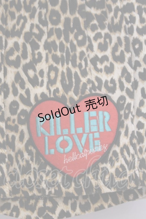 画像2: HELL CAT PUNKS / レオパードスカート付きショートパンツ M ブラウン×ブラック O-26-02-03-1030-PU-PA-OW-OS (2)