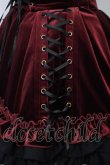 画像3: ATELIER PIERROT / Adenophora Lace-Up Skirt  ワイン O-26-02-03-005-EL-SK-OW-OS (3)