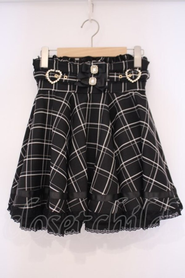 画像1: LIZ LISA / ボリュームフレアスカート  クロ O-26-02-03-064-LO-SK-IG-OS (1)