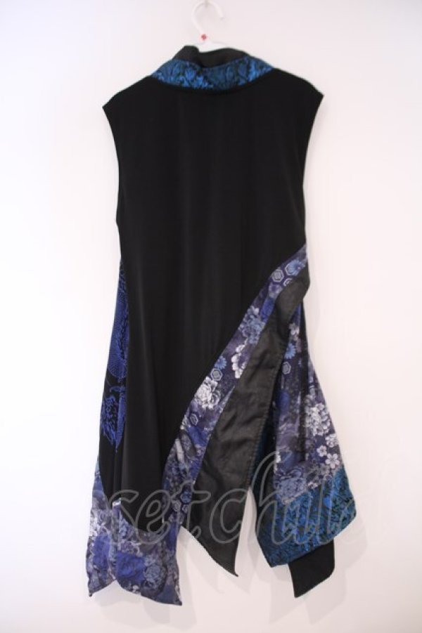 画像5: Qutie Frash / 着物インナーチュニック  ブルー O-26-02-03-067-QU-TO-YM-OS (5)