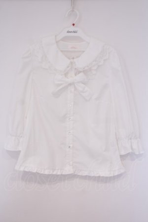 画像: Princess Flower Garden / TT＊KRSリボンブラウス L シロ O-26-02-03-070-LO-TO-IG-OS