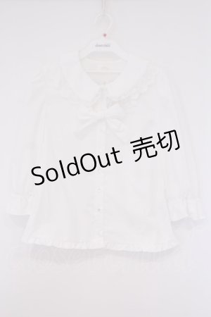 画像: Princess Flower Garden / TT＊KRSリボンブラウス L シロ O-26-02-03-070-LO-TO-IG-OS