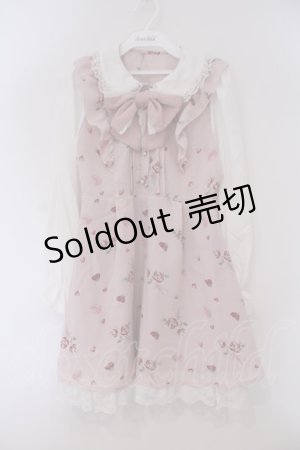 画像: Lily Merry / もえにゃコラボ ワンピース M ピンク O-26-02-03-074-LO-OP-IG-OS