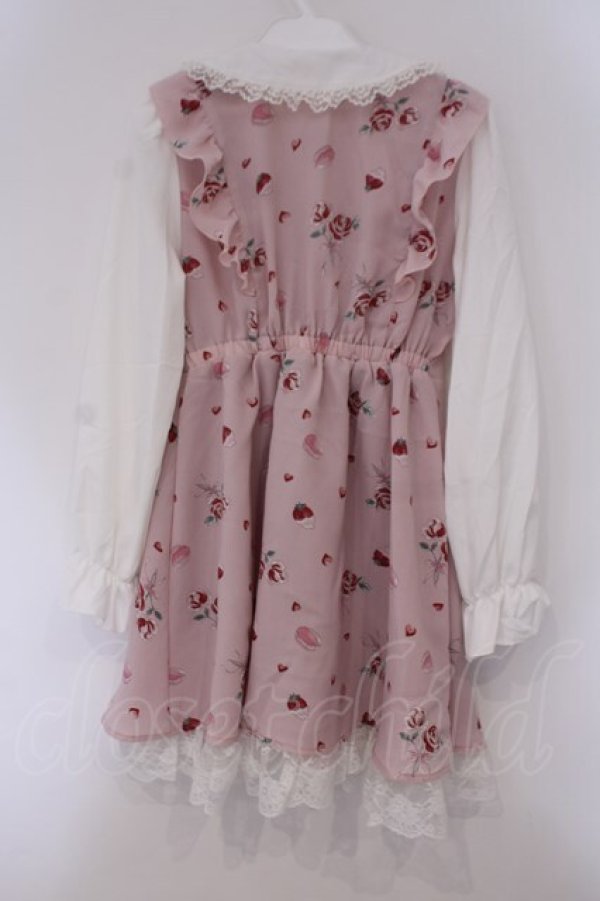 画像3: Lily Merry / もえにゃコラボ ワンピース M ピンク O-26-02-03-074-LO-OP-IG-OS (3)