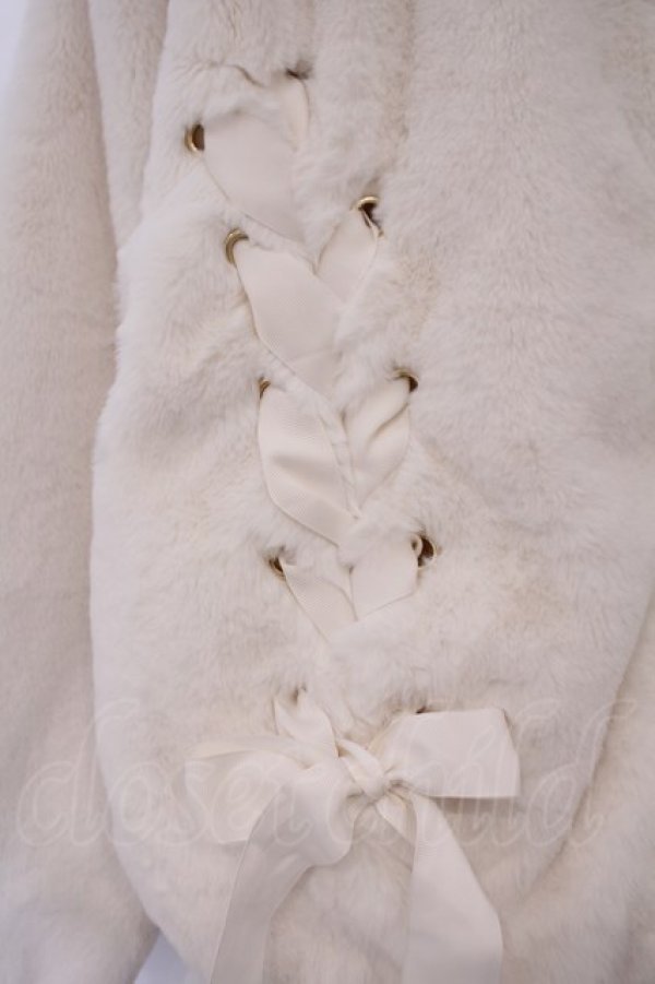 画像2: NOEMIE / セーラー刺繍スピンドルファーブルゾン L シロ O-26-02-03-079-LO-CO-OW-OS (2)