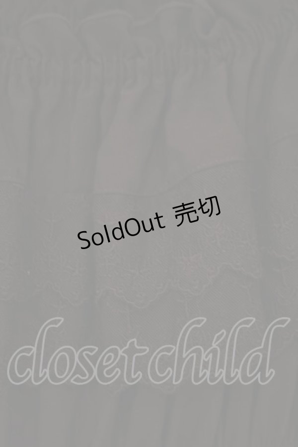 画像2: ATELIER PIERROT / Shirring princess sleeve blouse  ブラック O-26-02-03-081-EL-BL-OW-OS (2)