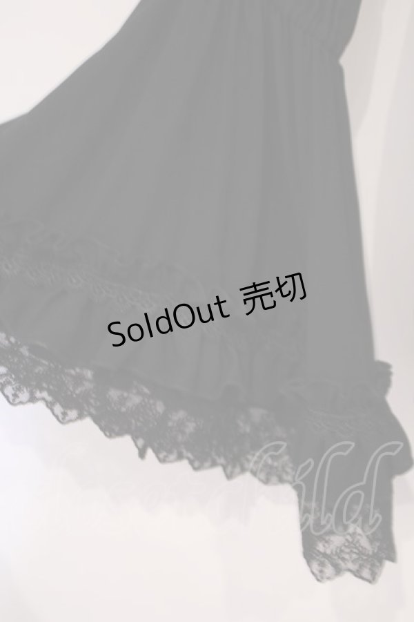 画像4: ATELIER PIERROT / Shirring princess sleeve blouse  ブラック O-26-02-03-081-EL-BL-OW-OS (4)