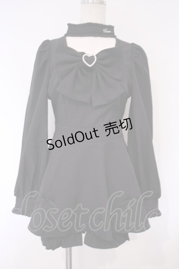 画像1: pium / クロミ/チョーカーセットアップ F クロ O-26-02-03-009-0-OP-OW-OS (1)