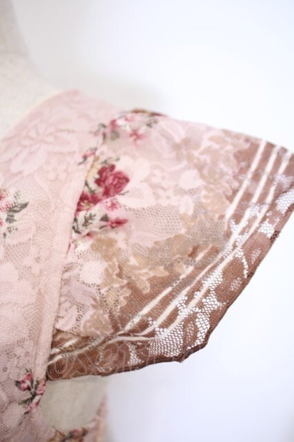 画像4: LIZ LISA / 総レースビスチェ風ワンピース 0 ピンクベージュ O-26-02-03-012-LO-OP-YM-OS (4)