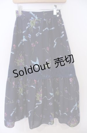 画像: MILK / ブルーバードスカート  ネイビー O-26-02-04-033-ML-SK-OW-OS