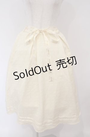 画像: axes femme POETIQUE / 明治ミルクチョコレートスカート M 明治ホワイトチョコレート O-26-02-04-035-AX-SK-OW-OS