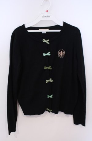 画像: Secret Honey / 戴冠式カーディガン(アナver.)  クロ O-26-02-04-041-CA-TO-OW-OS