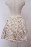 画像2: axes femme / ギンガムチェック柄スカート M ベージュ O-26-02-04-042-AX-SK-OW-OS (2)