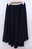 画像2: axes femme / 縦レース入フィッシュテールスカート M ネイビー O-26-02-04-049-AX-TO-OW-OS (2)