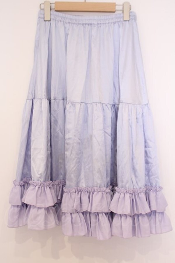 画像2: axes femme kawaii / ミディフリルペチスカート M ラベンダー O-26-02-04-1037-AX-SK-IG-OS (2)