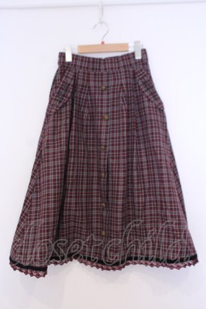 画像: axes femme / HOUSEofTARTANコラボ/タータンチェックスカート M アカチェック O-26-02-04-1044-AX-SK-IG-OS