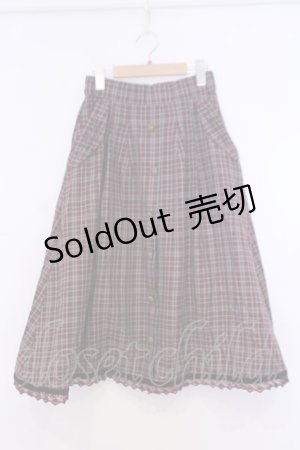 画像: axes femme / HOUSEofTARTANコラボ/タータンチェックスカート M アカチェック O-26-02-04-1044-AX-SK-IG-OS