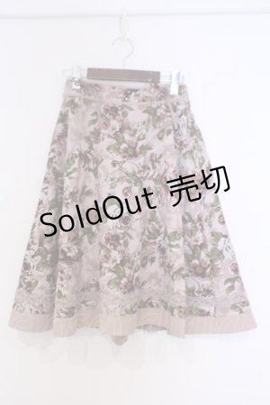 画像: axes femme / アンティーク花柄スカート M ピンク O-26-02-04-1056-AX-SK-IG-OS