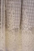 画像2: axes femme POETIQUE / 刺繍チュールギンガムリネンスカート  生成り O-26-02-04-1059-AX-SK-IG-OS (2)