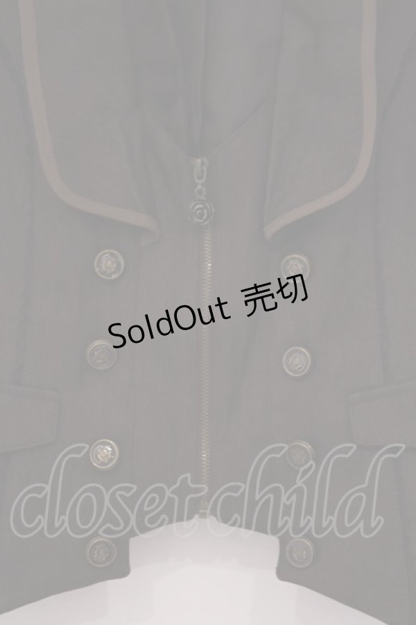 画像2: axes femme / ジップデザインベスト M ブラウン O-26-02-04-1069-AX-TO-IG-OS (2)