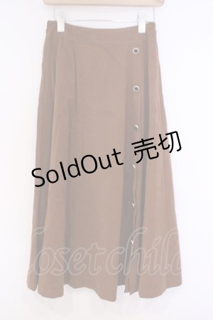 画像: axes femme / スウェード風スカート  ブラウン O-26-02-04-1080-AX-SK-IG-ZT595