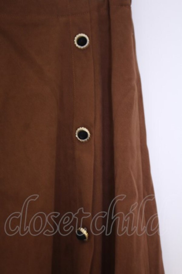 画像2: axes femme / スウェード風スカート  ブラウン O-26-02-04-1080-AX-SK-IG-OS (2)