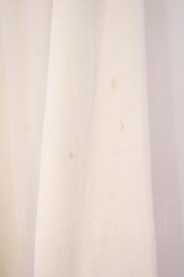 画像2: axes femme / 裾レースTPU天竺ロングカーディガン M アイボリー O-26-02-04-1085-AX-TO-IG-OS (2)