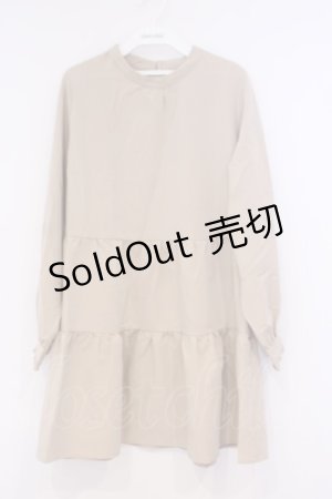 画像: axes femme / ティアードチュニック M ベージュ O-26-02-04-1090-AX-TO-IG-OS