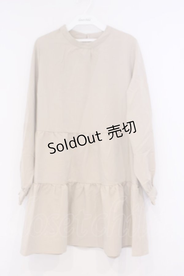 画像1: axes femme / ティアードチュニック M ベージュ O-26-02-04-1090-AX-TO-IG-OS (1)