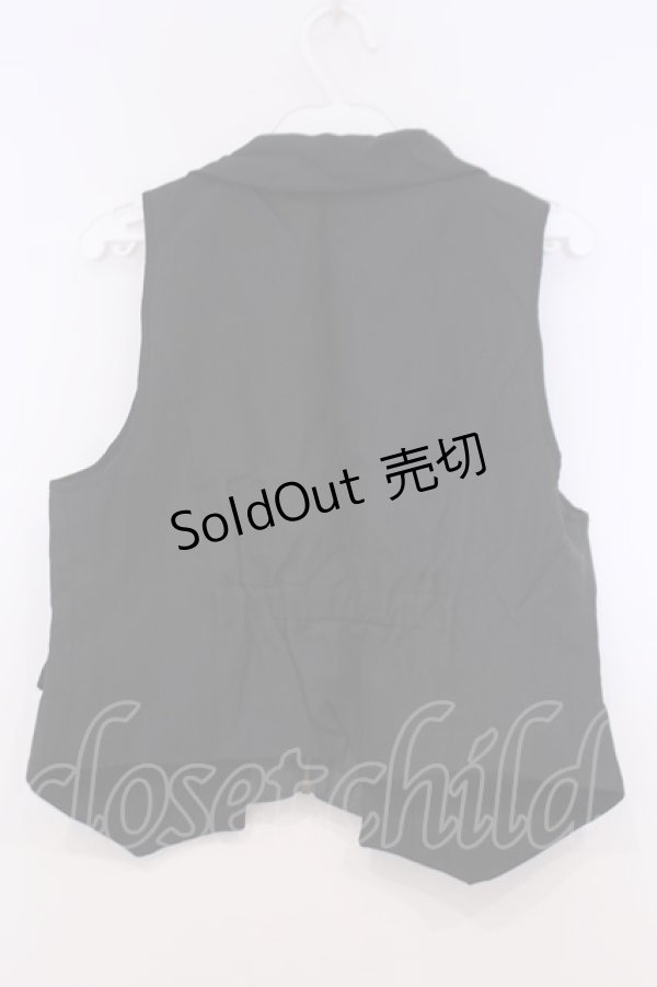 画像3: axes femme / ジップデザインベスト  クロ O-26-02-04-1095-AX-TO-IG-OS (3)