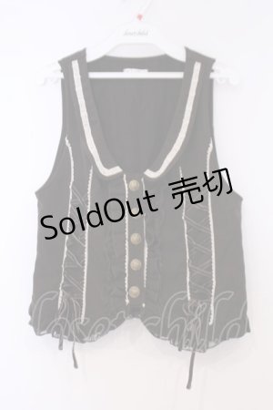 画像: axes femme / サイドレースUPベスト  ブラウン O-26-02-04-1096-AX-TO-IG-OS